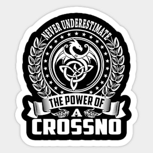 CROSSNO Sticker